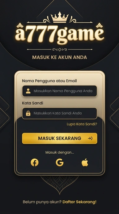 Cara Masuk Akun a777game untuk Pengguna Android