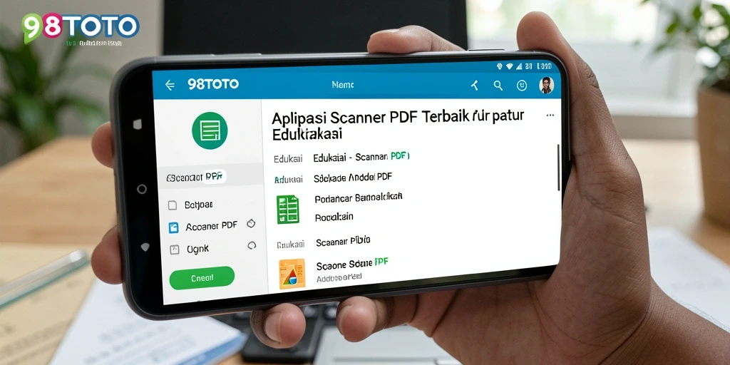 Antarmuka 98TOTO yang sederhana untuk pemindaian PDF.