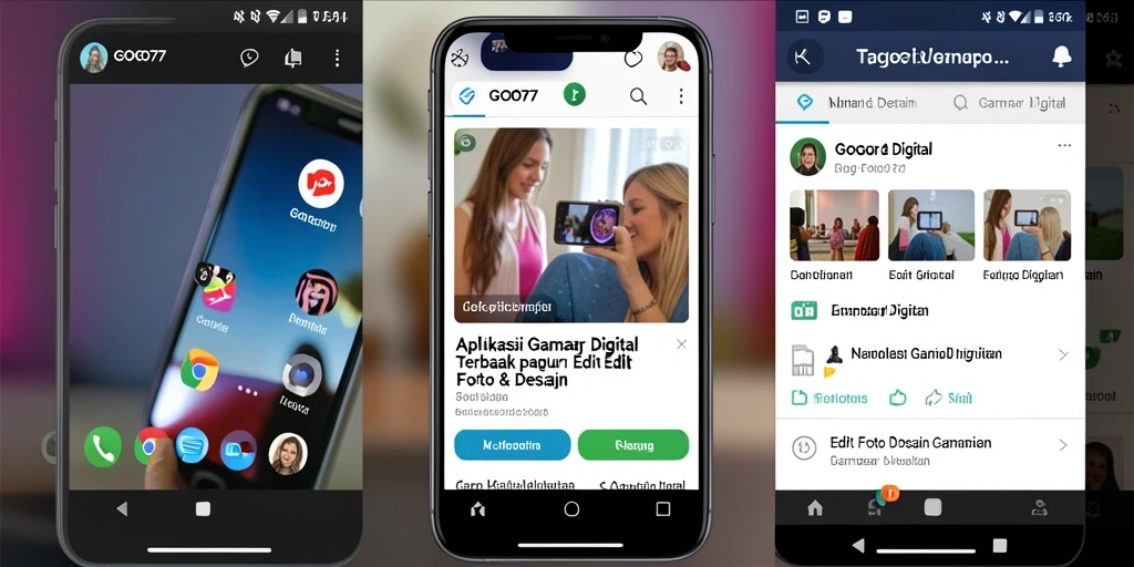 Tampilan antarmuka GOGO77 yang intuitif dan modern untuk pengeditan gambar.