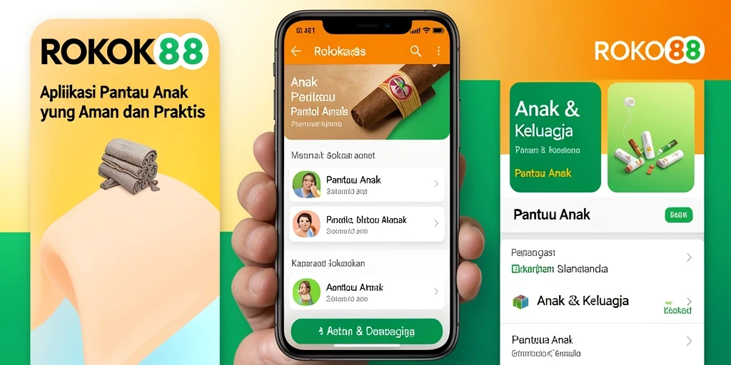 Tampilan antarmuka ROKOK88 untuk pemantauan anak yang efektif.